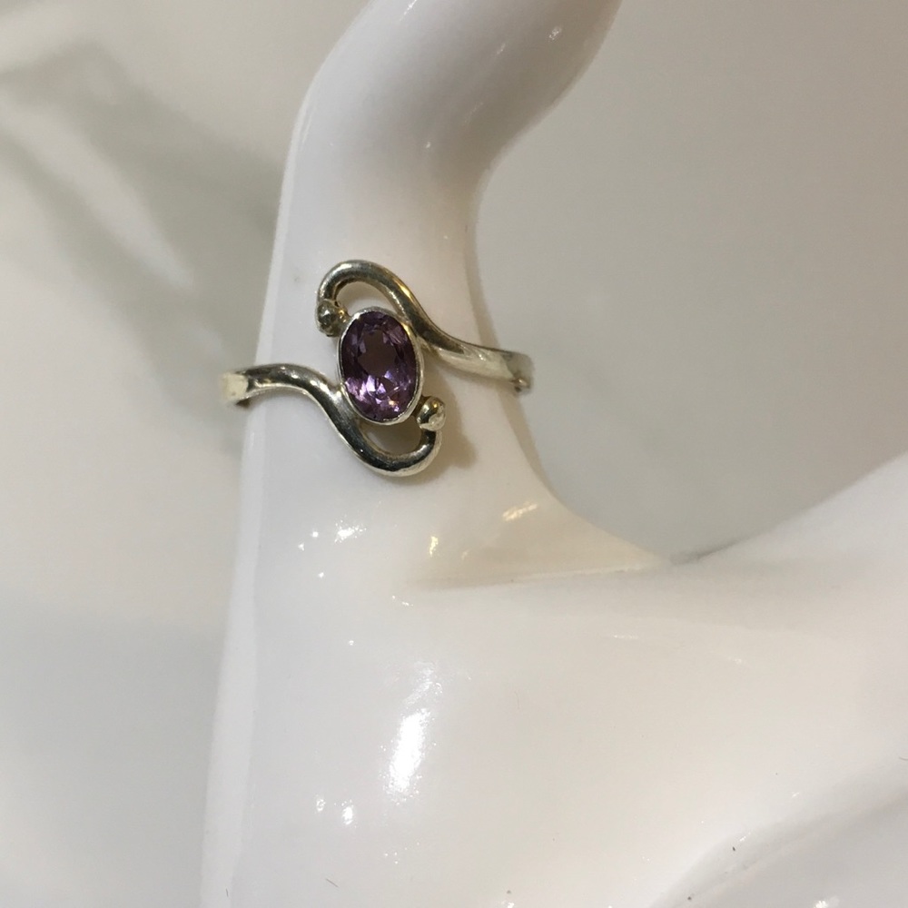 Amethyst Ring size 8 - Picture 1 of 3